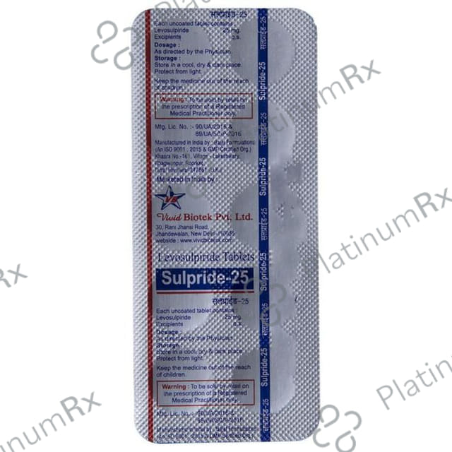 Sulpride 25 Tablet