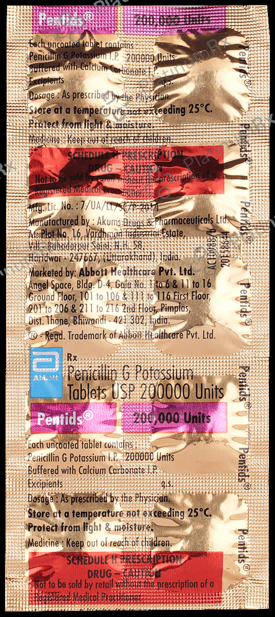 Pentids 20000IU Tablet 10s