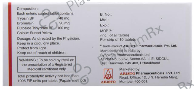 Zymoflam Tablet