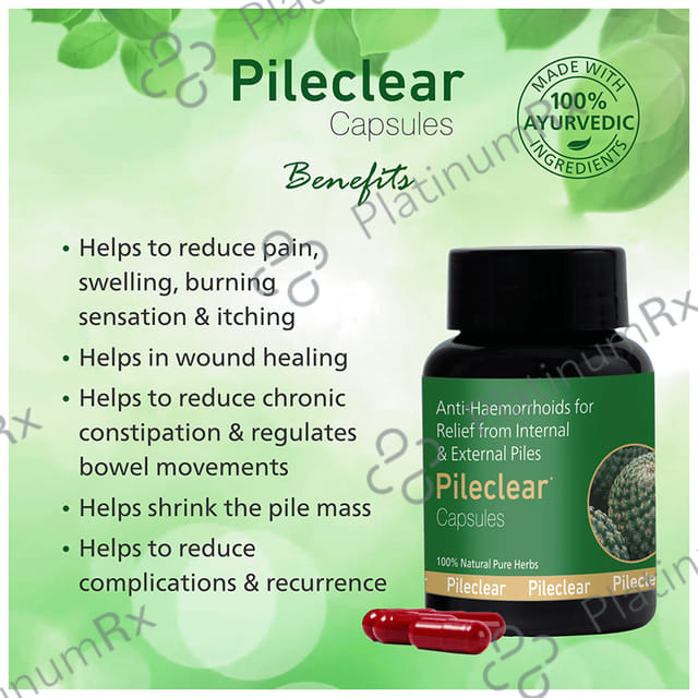 Pileclear Capsule (10 Each) 1 Bottle