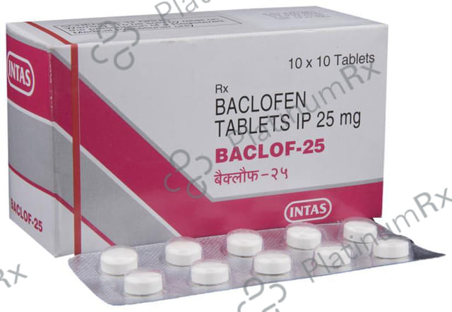 Baclof 25mg Tablet 10s