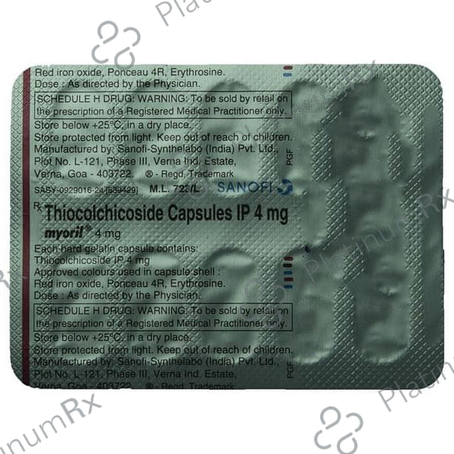 Myoril 4mg Capsule 10s