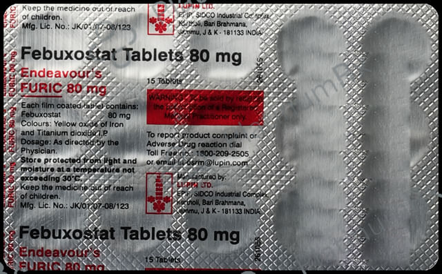 Furic 80mg Tablet 15s