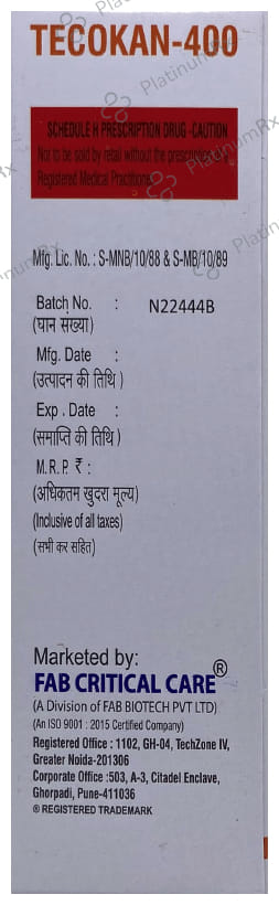 Tecokan 400 Injection