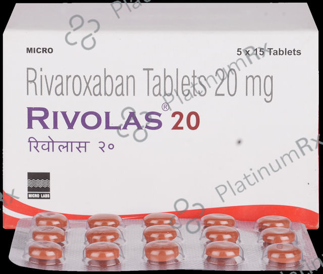 Rivolas 20mg Tablet 15s