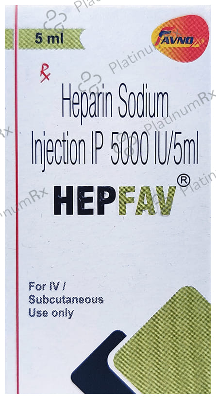 Hepfav 5000IU Injection