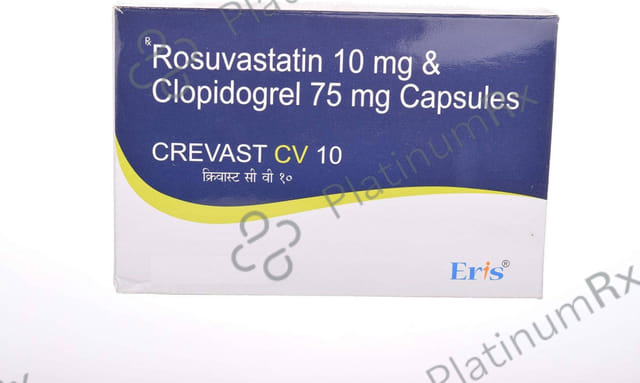 Crevast CV 10/75mg Capsule 15s