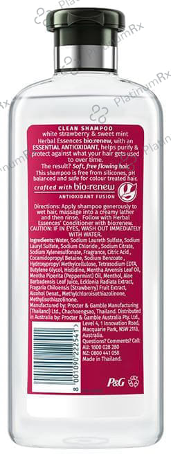 Herbal Essences Bio:Renew Clean White Strawberry & Sweet Mint Shampoo