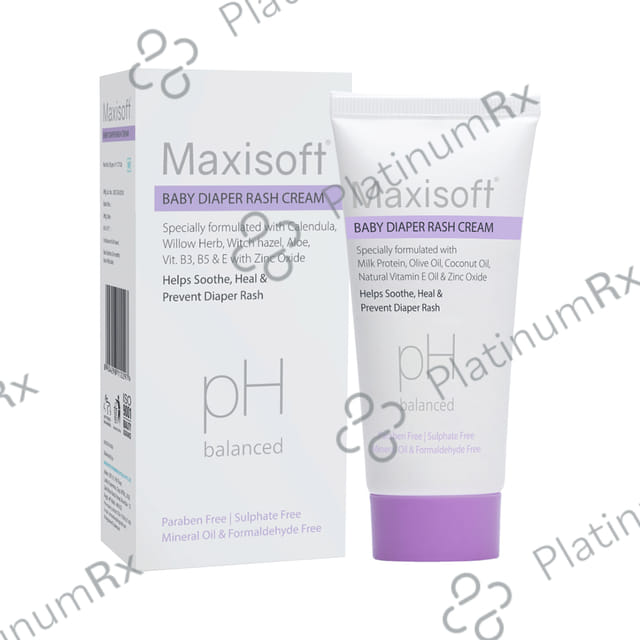 Maxisoft Baby Diaper rash Cream (50gm Each) 1 Tube