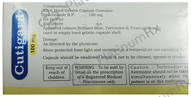 Cutigard 100mg Capsule