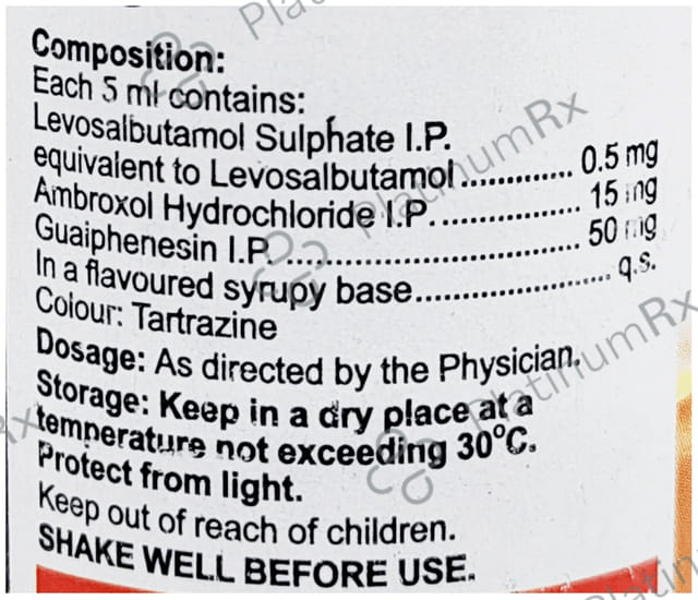 Kofarest LS Junior 15/50/0.5mg Syrup 60ml