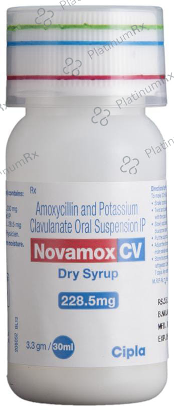Novamox CV 228.5mg Dry Syrup 30ml