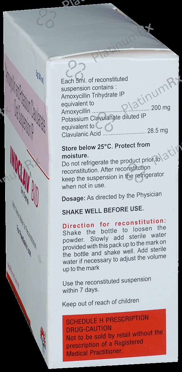 Indclav Bid 228mg Dry Syrup 30ml