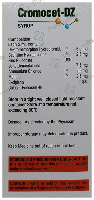 Cromocet DZ Syrup Mango 60ml