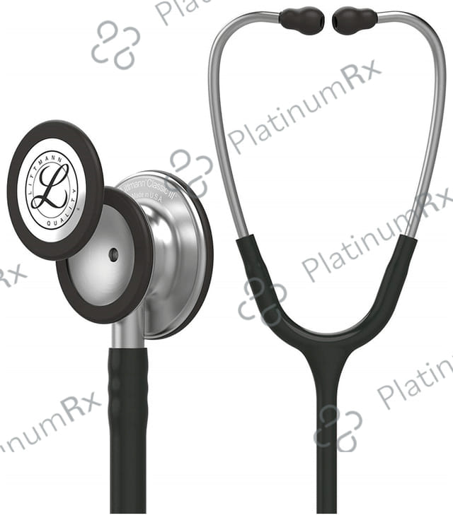 3M Littmann 5620 Classic III Stethoscope, Black Tube, 27 Inch