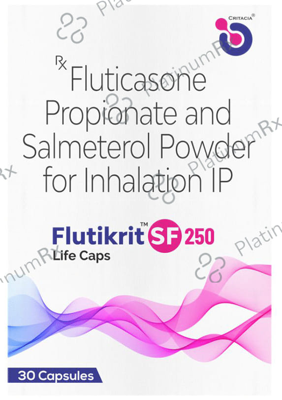 Flutikrit SF 250mcg/0.05mg Capsule 30s