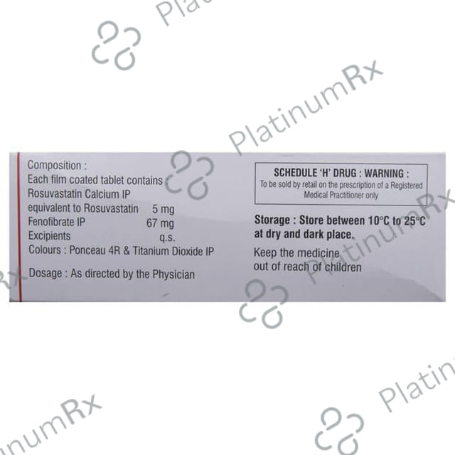 Crevast F 5 67/5mg Tablet 10s