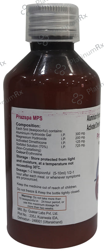 Prazspa-MPS Oral Suspension Sugar Free