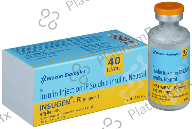 Insugen R 40IU/ml Solution for Injection 10ml