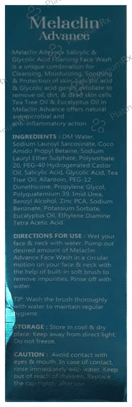 Melaclin Advance Face Wash
