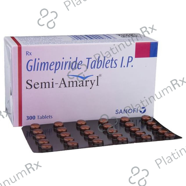 Semi Amaryl 0.5mg Tablet 30s
