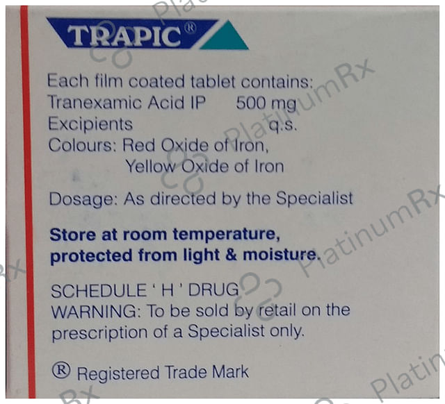 Trapic 500mg Tablet 10s