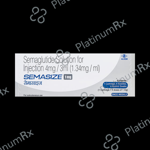 Semasize 1mg Solution for Injection (1 Cartridge,4 Needle,4 Alcohol Swab)