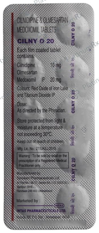 Cilny O 20 Tablet