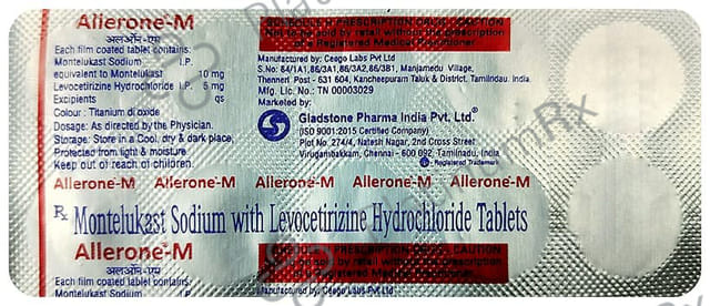 Allerone M 5/10mg Tablet 10s