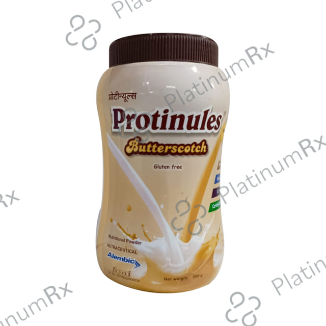Protinules Flavour Butterscotch Powder 200gm