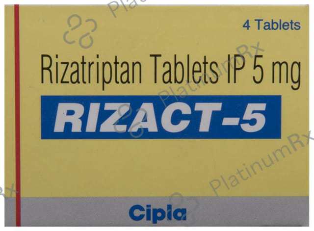 Rizact 5mg Tablet 4s