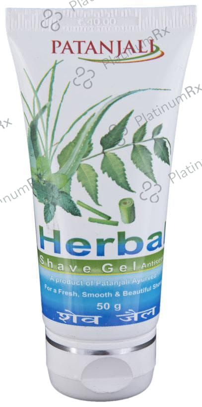 Patanjali Ayurveda Herbal Antiseptic Shave Gel
