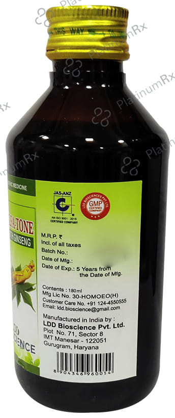 LDD Bioscience Alfalfa-Tone with Ginseng Syrup