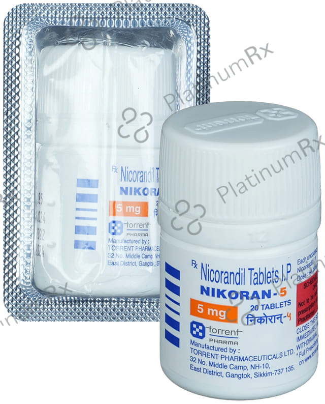 Nikoran 5mg Tablet 20s