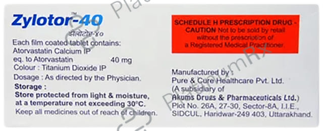 Zylotor 40mg Tablet 10s