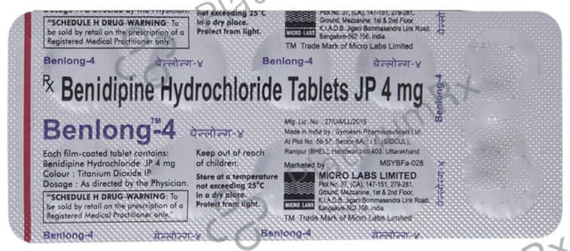 Benlong 4mg Tablet 10s