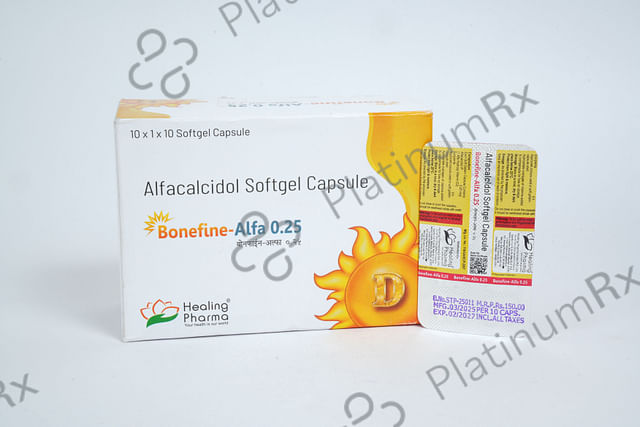 Bonefine alfa 0.25mcg Capsule 10s