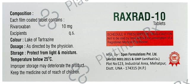 Radrax 10mg Tablet 10s