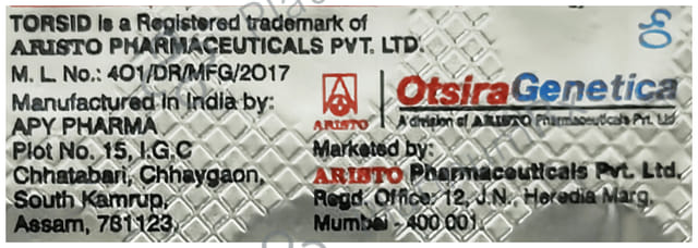Torsid Plus 50/5mg Tablet 10s