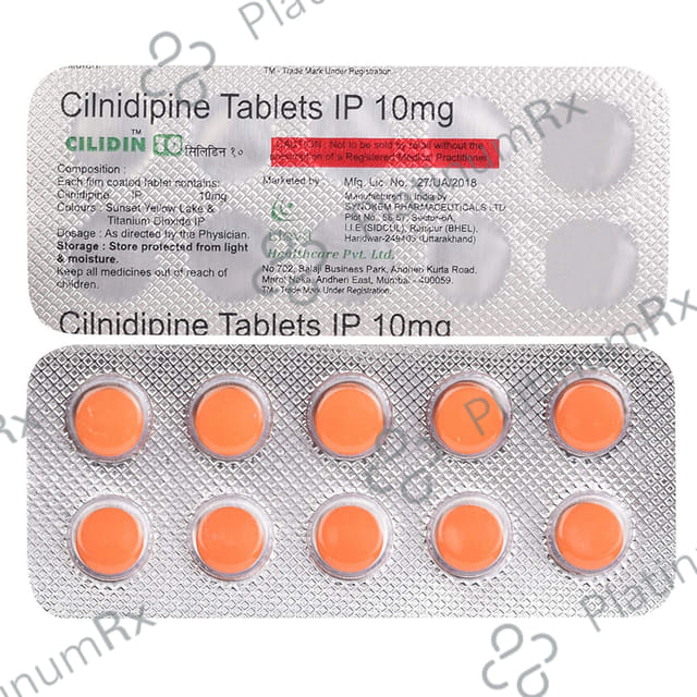 Cilidin 10mg Tablet 10s