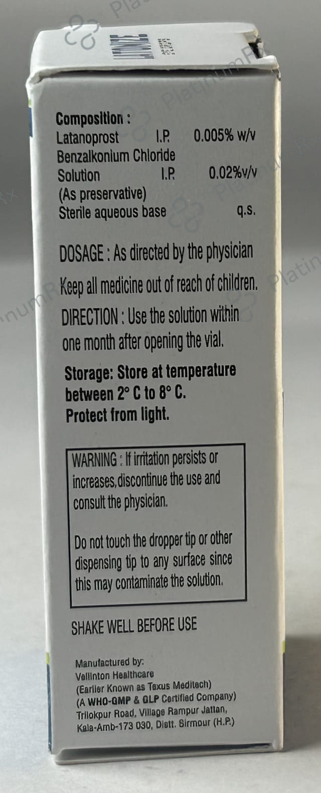 Latonize 0.005% Eye Drop 2.5ml