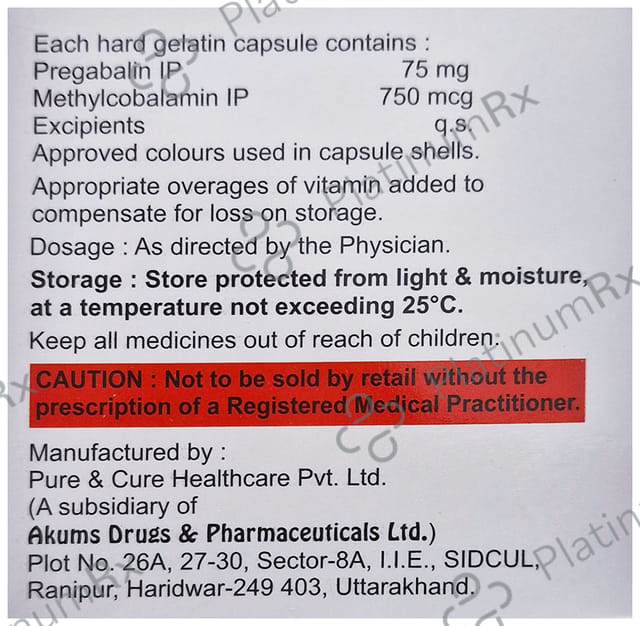 Safnerv PG 75 Capsule