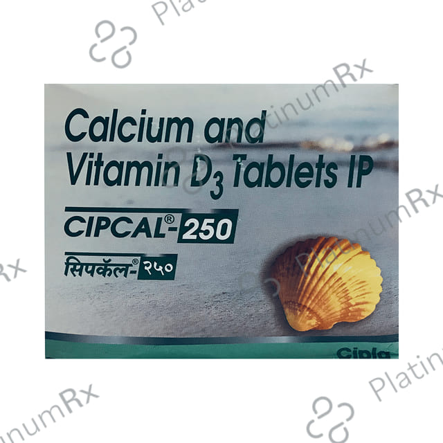 Cipcal 250mg/125IU Tablet 30s