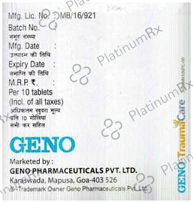 Genorox CV 250mg Tablet 10s