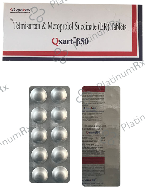 Qsart B50/40mg Tablet ER 10s