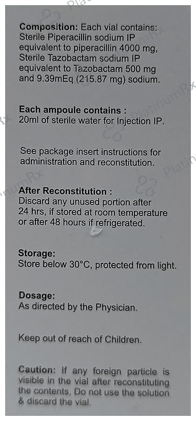 Primbact 4.5 4000/500mg Injection 1s