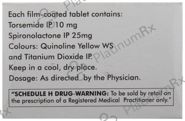 Torsinex Plus 25/10mg Tablet 10s
