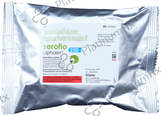 Seroflo 50/250mcg Ciplahaler 60MDI