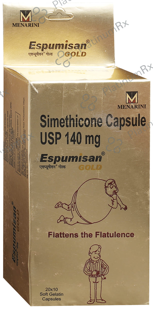 Espumisan Gold 140mg Capsule 10s