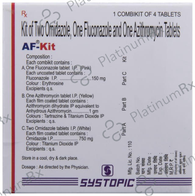 AF Kit 1000/750/150mg Tablet 4s